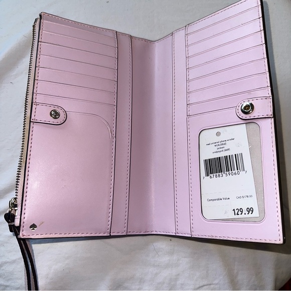Kate Spade Lavender Clutch Wallet NWT - Picture 3 of 7